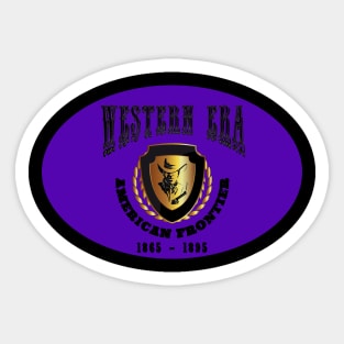 Western Era aka American Frontier - Purple Sticker